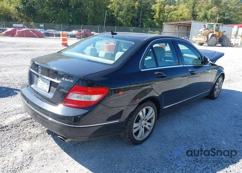 2009 Mercedes-Benz C 300 Luxury 4Matic from USA, damaged, VIN WDDGF81X39F202841